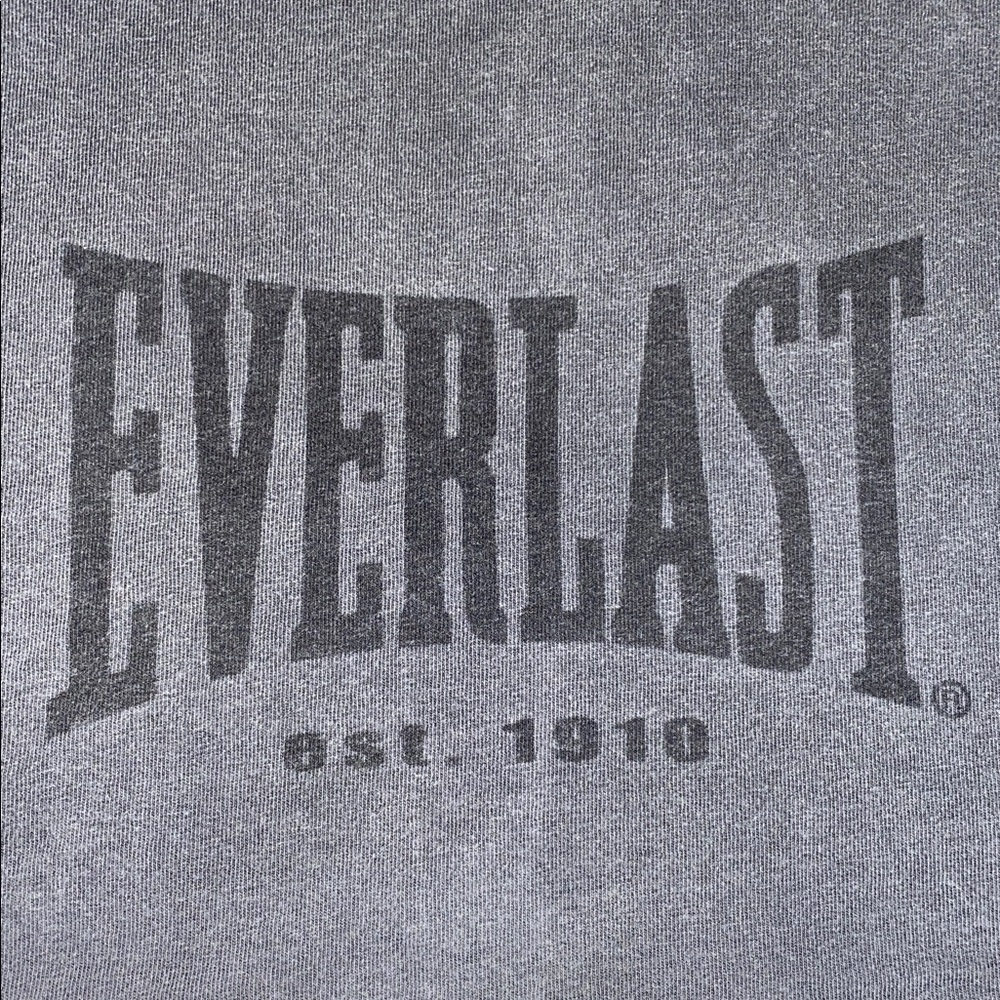 Super Cropped Grey Everlast Tee - Picture 2 of 6
